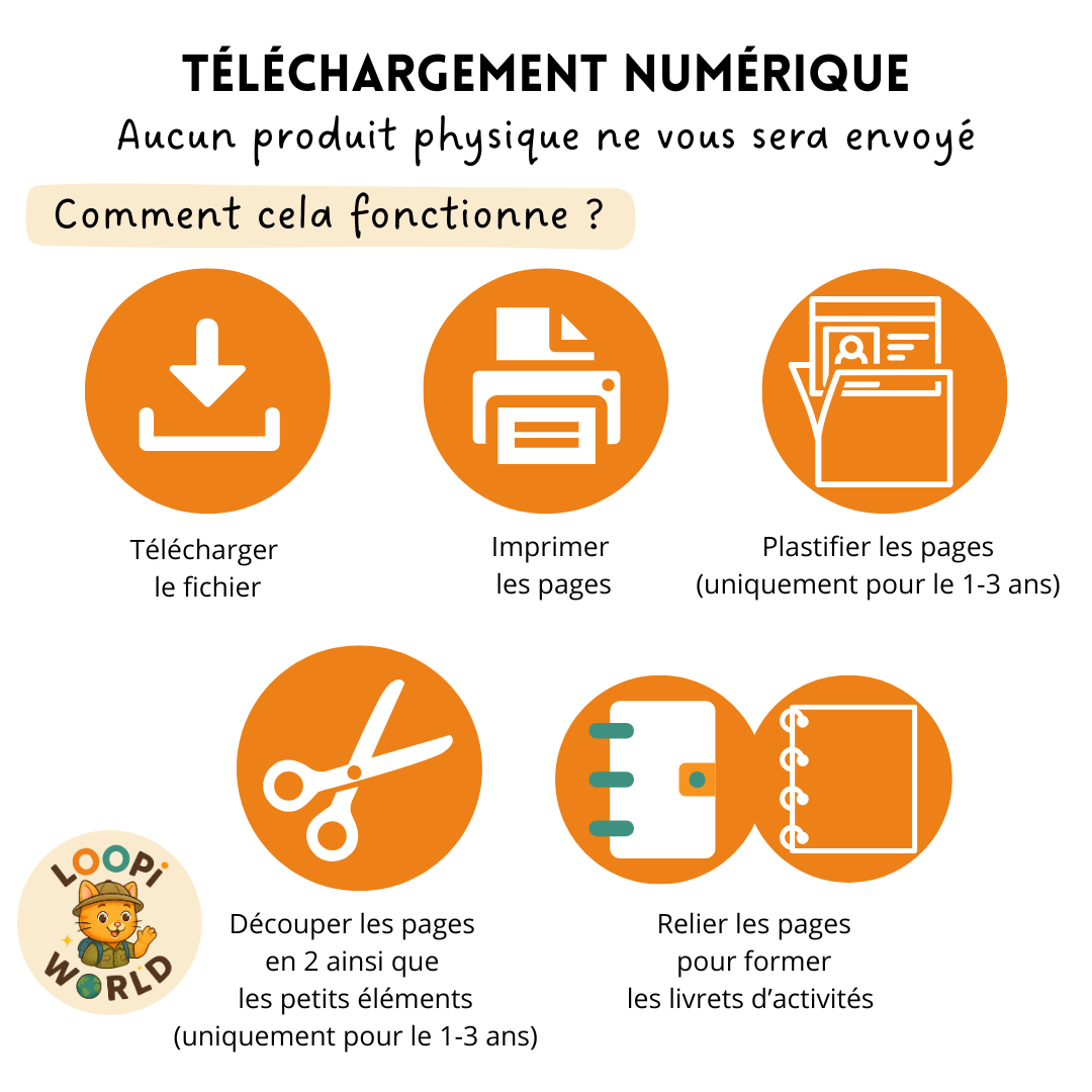 Lot de 2 livrets Loopi en Inde