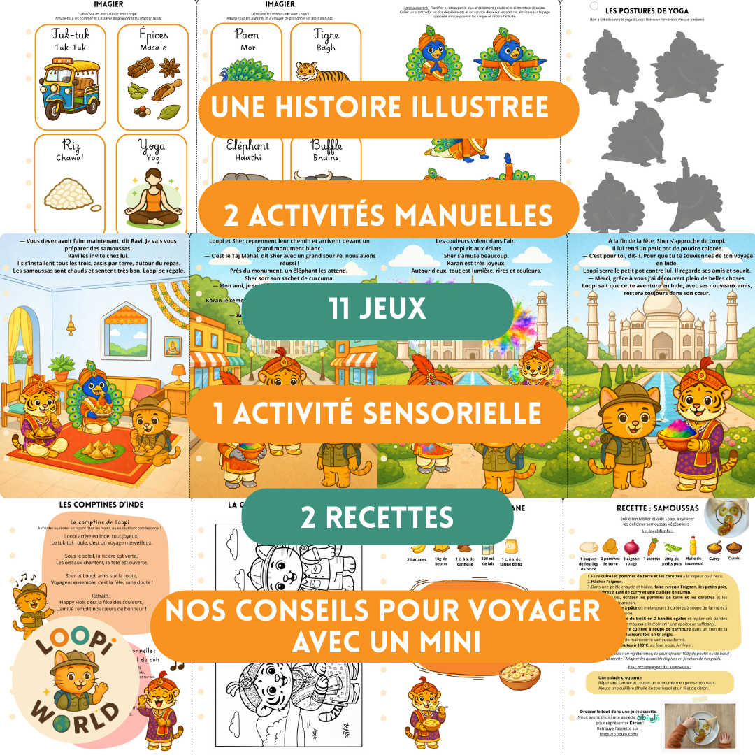 Loopi en Inde 1-3 ans