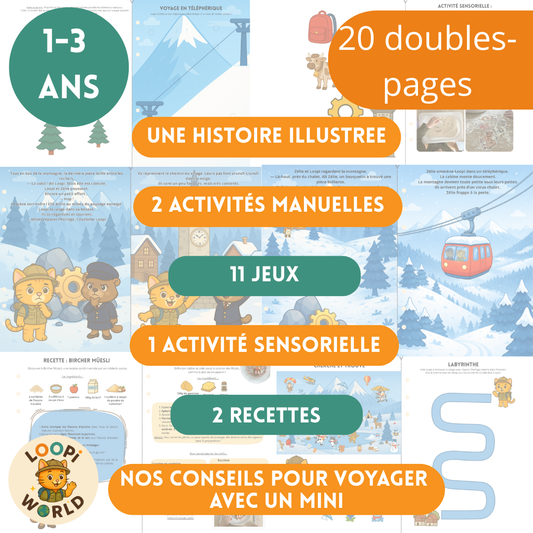 Lot de 2 livrets Loopi en Suisse