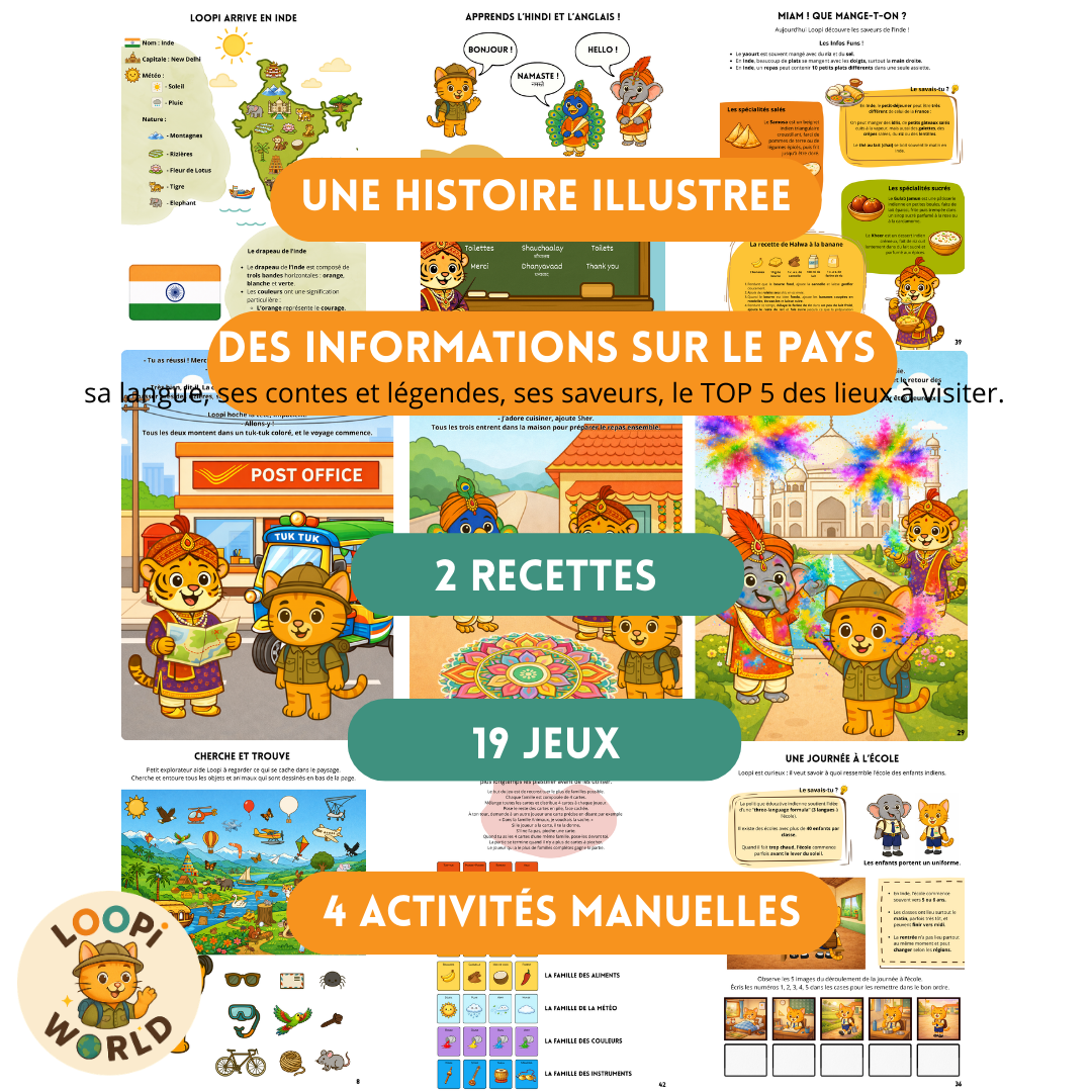 Loopi en Inde 4-7 ans