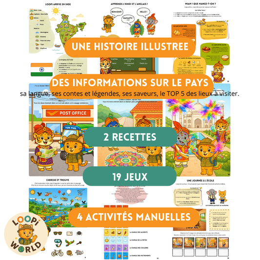 Loopi en Inde 4-7 ans